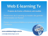 Plataforma de Ensino a Distância + Web Tv